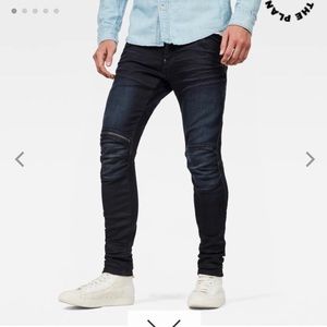 G-Star RAW 5620 3D Zip Knee Super Slim Jeans